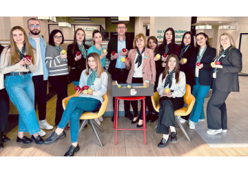 “With love for you, an apple full of vitamins” – the initiative through which maib celebrates World Health Day