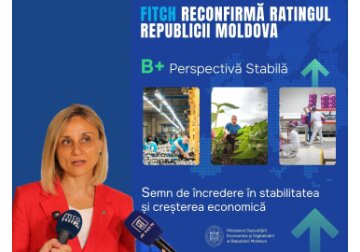 Fitch Ratings подтвердило, что Молдова остается безопасной страной для инвестиций, а ее европейское будущее надежно - Дойна Нистор