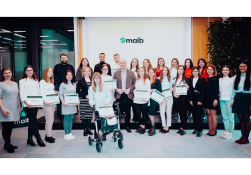 Enthusiasm, overcoming boundaries and innovative projects: results of the first edition of the maib internship program "Stagii de practica cu remunerare"