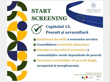 La Bruxelles au început sesiunile de screening pentru evaluarea gradului de pregătire a Moldovei pentru aderarea la UE în domeniile agriculturii și dezvoltării rurale, siguranței alimentelor, pescuitului și acvaculturii