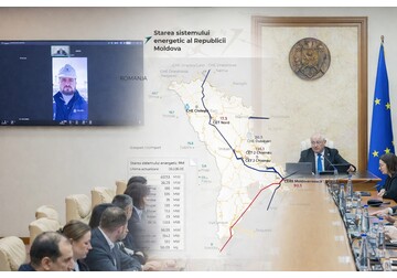 The government approved the declaration of a state of emergency in the energy sector throughout Moldova for 60 days, starting March 25