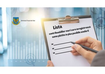 Serviciul Fiscal de Stat a publicat o listă a contribuabililor persoane fizice cu restanțe fiscale de până la 1.000 de lei și a avertizat că acestea vor fi anulate