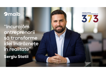 Maib – lider în Programul „373”.  Banca își consolizează poziția de partener principal al antreprenorilor din Moldova, acordând peste 36% din totalul creditelor accesate în program