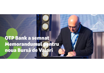 OTP Bank Moldova a semnat Memorandumul de constituire a noii Burse de Valori