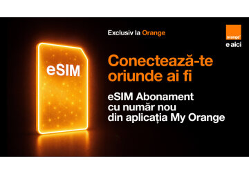 Orange Moldova lansează în premieră eSIM Abonament, 100% digital, disponibil direct din aplicația My Orange