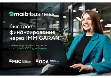Maib предоставляет МСП гарантийный продукт IMM GARANT через механизм индивидуального гарантирования ODA