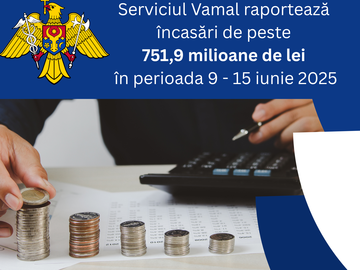 Since the beginning of the year, the Customs Service has transferred 17.36 billion lei to the budget, which is 2.4% more than planned for this period
