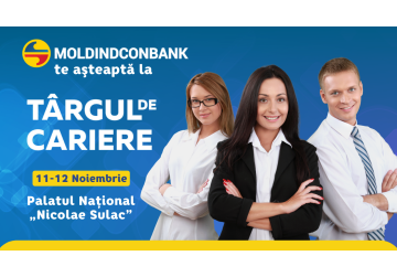 Moldindconbank, la Târgul de Cariere Chișinău – oferim oportunități de succes în sectorul bancar