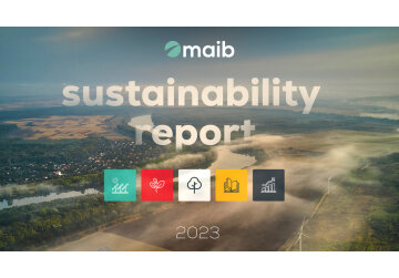 Maib a publicat raportul de sustenabilitate pentru anul 2023