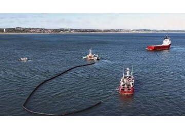 ‘Better safe than sorry’: Greece installs floating barrier to ward off toxic fish
