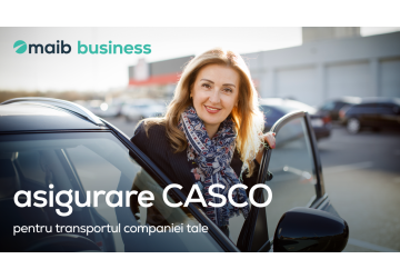 Maib business: asigurare CASCO pentru transportul companiei tale