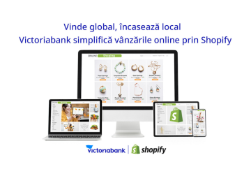 Victoriabank susține antreprenorii locali cu o premieră în Moldova: integrarea metodelor de plată pe platforma Shopify