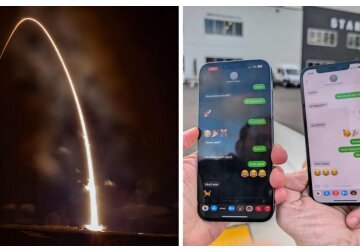 Обычные смартфоны обменялись сообщениями в спутниковой сети
