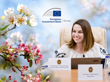 The EIB will provide a 150 million euros concessional loan for the implementation of the “Fruit Garden of Moldova II” (Livada Moldovei II) project to modernize and strengthen the agri-food sector