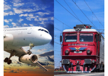 Zborul cu avionul rămâne mai ieftin faţă de mersul cu trenul în Europa / România, una din puţinele excepţii: e mai ieftin trenul, dar durează o eternitate / Situaţia completă 