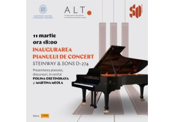 Inaugurarea noului pian de concert Steinway & Sons la Sala cu Orgă – un moment istoric pentru cultura din Republica Moldova