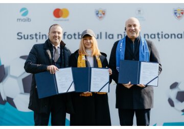 Maib and Mastercard sign a strategic partnership to support the national football