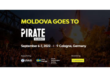 MOLDOVA MERGE LA PIRATE SUMMIT 2022 ÎN KÖLN, GERMANIA