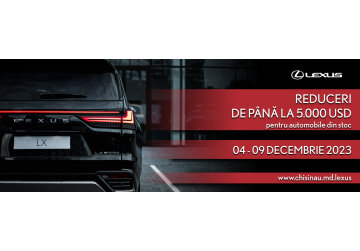 OFERTE EXCEPȚIONALE LA „LEXUS CHIȘINĂU”