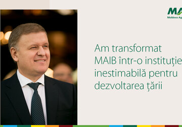 Și al treilea Președinte MAIB a scris o istorie exclusivă pentru bancă