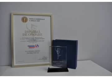 Premiul Mare și o Mențiune Specială la Marca comercială a anului 2021 pentru Premier Energy Distribution
