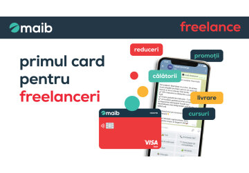Maib freelance – primul card din Moldova dedicat freelancerilor și liber-profesioniștilor cu beneficii unice