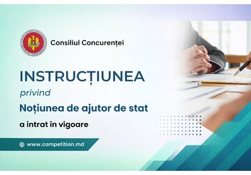 A intrat în vigoare instrucțiunea privind ajutorul de stat conform standardelor UE 