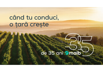 Maib anunță campania aniversară „Când tu conduci, o țară crește. De 35 de ani. maib”