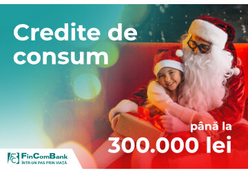 Fii Moș Crăciun pentru întreaga familie cu creditele de consum de la FinComBank