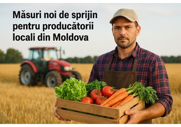The Moldovan government and parliament will soon announce new measures to support local producers