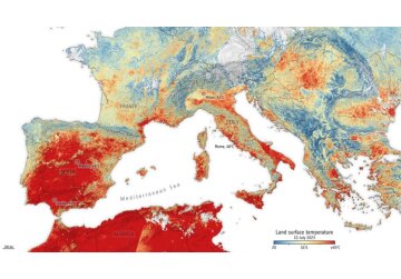 Cerberus heatwave: European data shows land temperatures are scorching - and it&#039;s about to get much worse