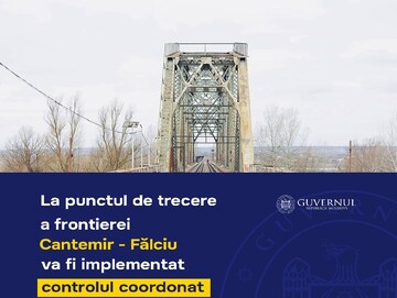 Moldova și România vor semna un acord interguvernamental privind controlul coordonat pe teritoriul României la punctul de trecere a frontierei feroviare Cantemir-Fălciu