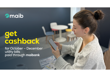 Get cashback for October-December bills paid via maibank