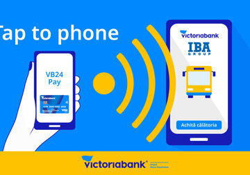 Tap to Phone, rapid și comod, implementat de IBA Group, Visa și Victoriabank în transportul public din capitală