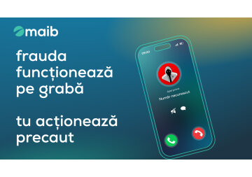 Atenție la tentativele de fraudă telefonică! Nu oferi date personale și nu efectua transferuri de bani la solicitarea unor persoane necunoscute