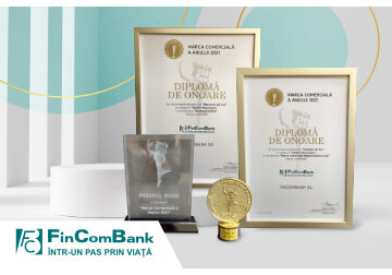 Dublă apreciere pentru FinComBank la concursul Marca Comercială a Anului