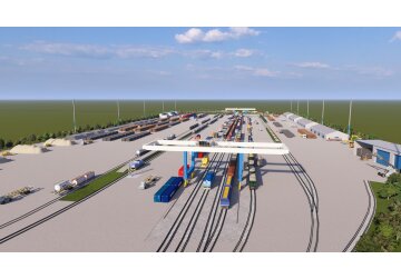 Au fost prezentate schițele primului terminal logistic multimodal din Moldova de la gara Berești din Ungheni