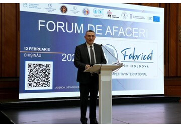 More than 250 business representatives took part in the business forum “Made in Moldova – Internationally Competitive,” held in Chisinau on February 12