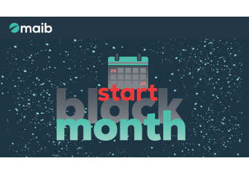 Стартует Black Month maib! Оформи премиальную карту и получи до 100% скидку на обслуживание 