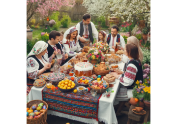 On average, families in Moldova will spend 1,245 lei on the Easter table, and almost all families will have Easter cake and homemade baked goods on the holiday table.