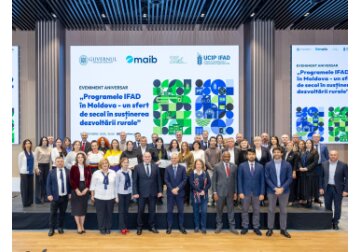 За 25 лет деятельности в Молдове общий портфель программ Международного фонда сельскохозяйственного развития (IFAD) составил около $266,8 млн.