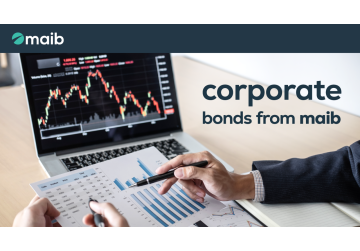 Do you want to invest advantageously and for the long term? Choose corporate bonds from maib