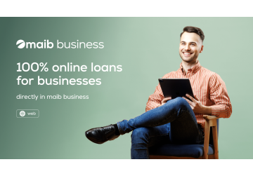 A premiere in banking: maib has granted the first 100% online business loan, directly in the maib business web app