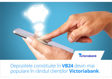 Premieră la Victoriabank. 15.03.2022 - data la care volumul depozitelor constituite online a fost mai mare decât cel al depozitelor deschise la ghișeele băncii