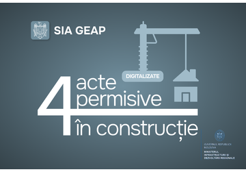 In Moldova, 4 construction permits can be requested and obtained entirely online in digital form