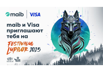 Maib и Visa приглашают тебя на Festivalul Lupilor 2025