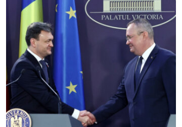 Nicolae Ciucă: România și-a consolidat statutul de principal partener comercial al Republicii Moldova, volumul comerțului bilateral dintre cele două țări a crescut cu 1,2 miliarde de dolari în 2022 - până la 3,6 miliarde de dolari.