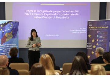 The Moldovan Finance Ministry discussed progress on the chapters of negotiations with the EU and improvement of the legislative framework for the country's long-term development