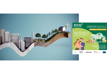 Peste 9.000 de vouchere pentru electrocasnice noi, eficiente energetic, vor fi distribuite familiilor în cadrul următoarei etape a programului EcoVoucher, care va avea loc în perioada 14 aprilie - 4 mai