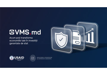 Premieră pentru piața financiară din Republica Moldova!  În curând, va fi lansată platforma eVMS.md pentru investiții directe în Valori Mobiliare de Stat